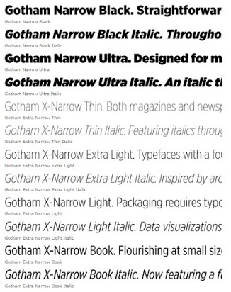 wordpress gotham light font not showing up on mobile