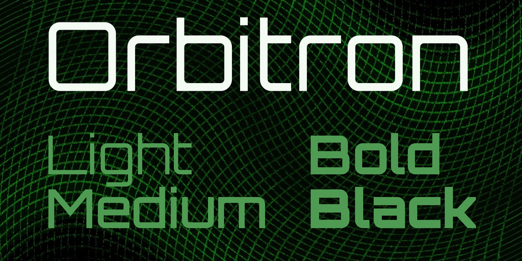 orbitron black font free download