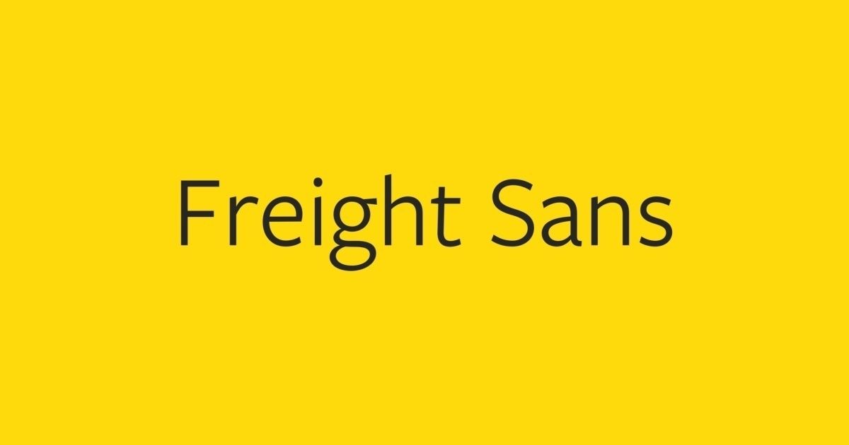Freight Sans