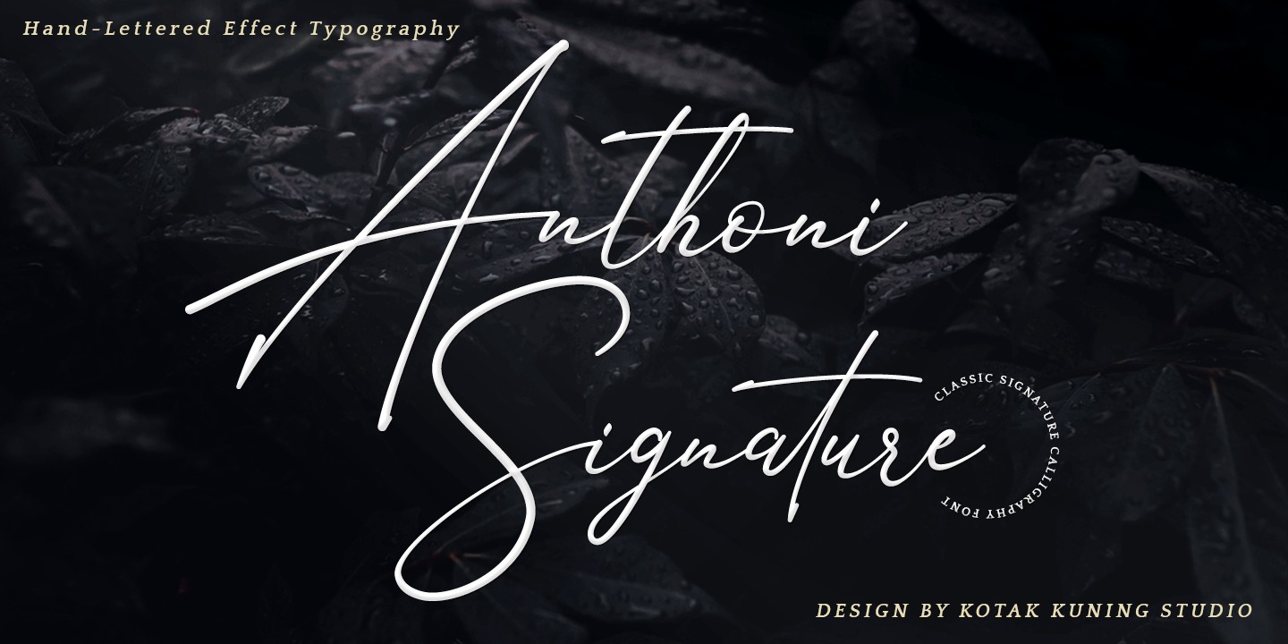 Anthoni Signature
