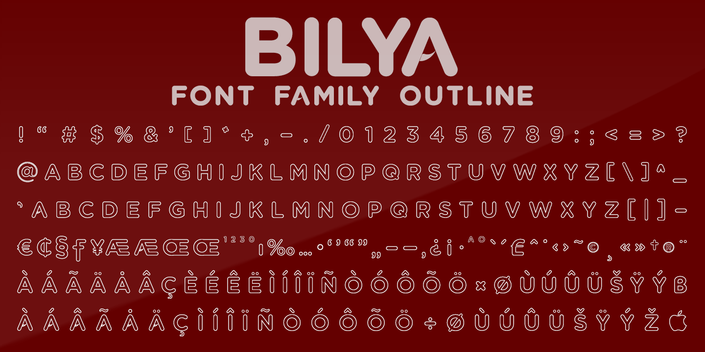 Bilya Layered Font Free Download For Web