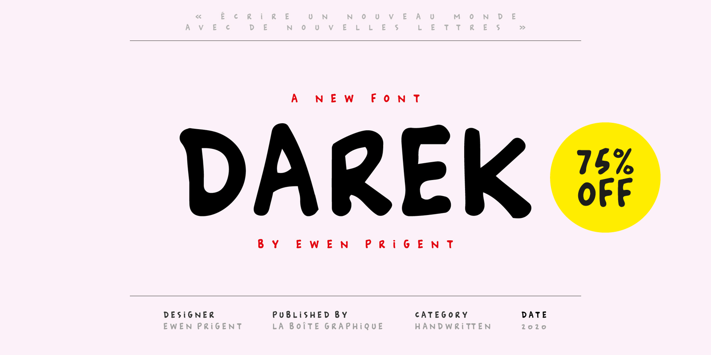 Darek font | free download for WEB