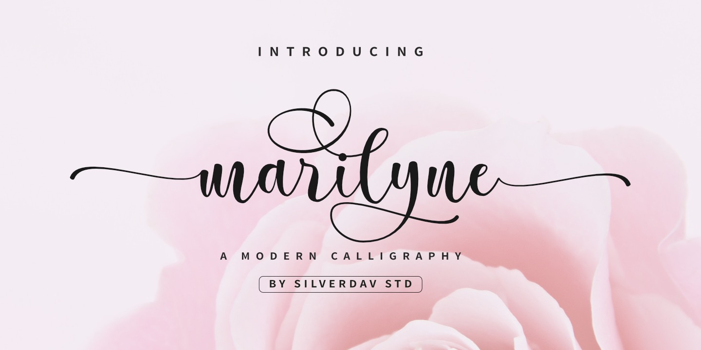 Marilyne font | free download for WEB