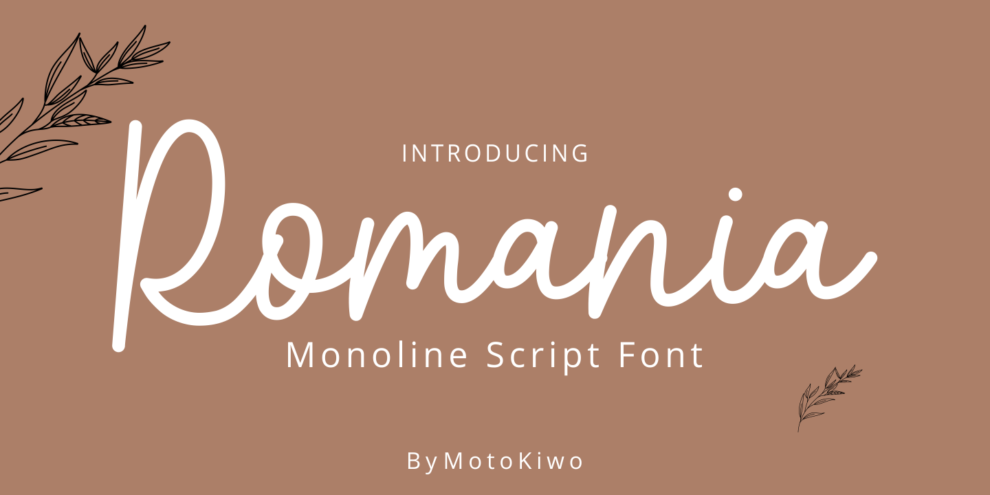 Romania font | free download for WEB