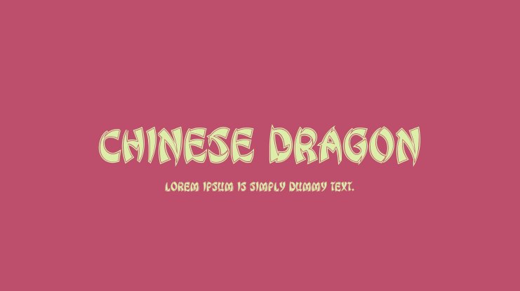Chineze Dragon
