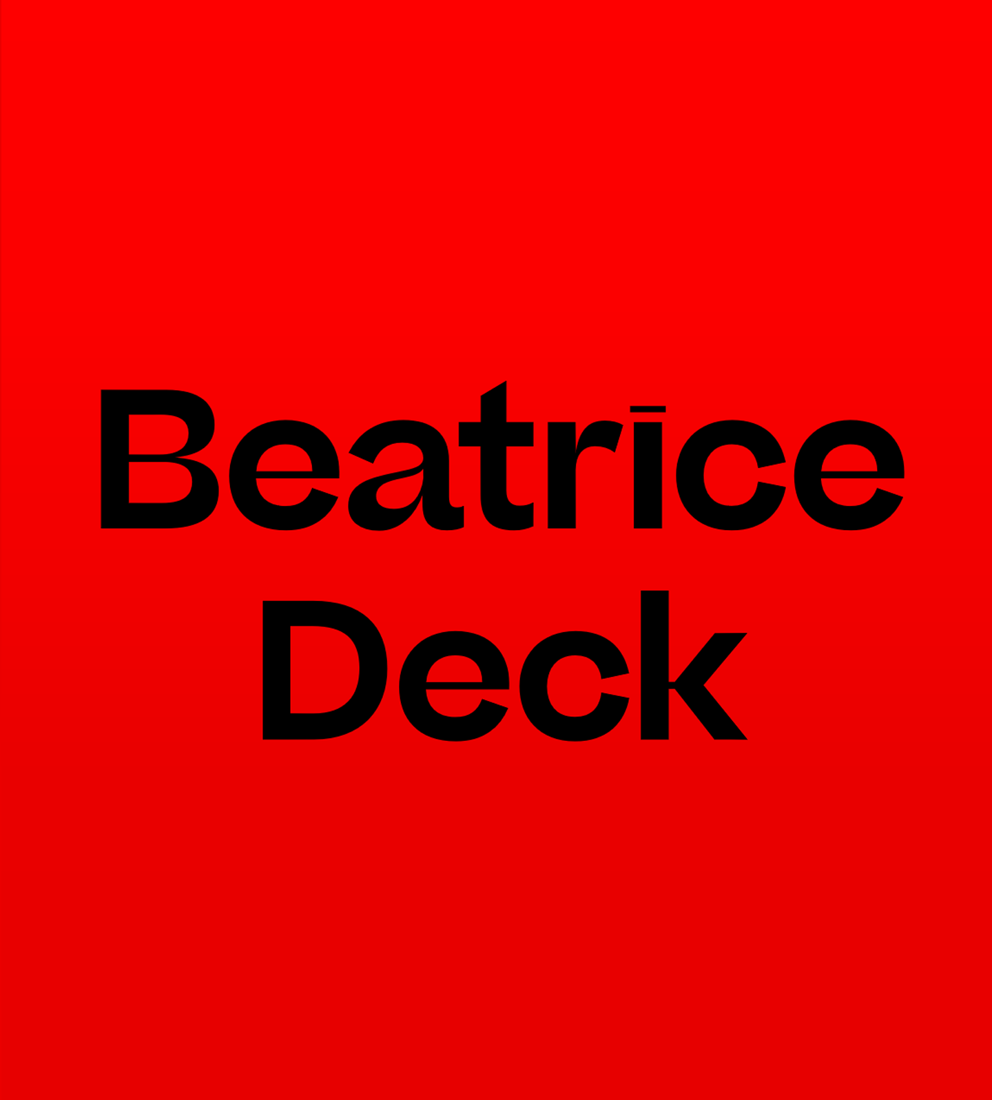 Beatrice Deck