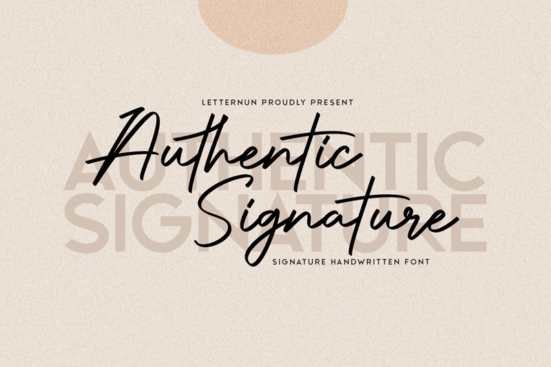 Signature Authentic