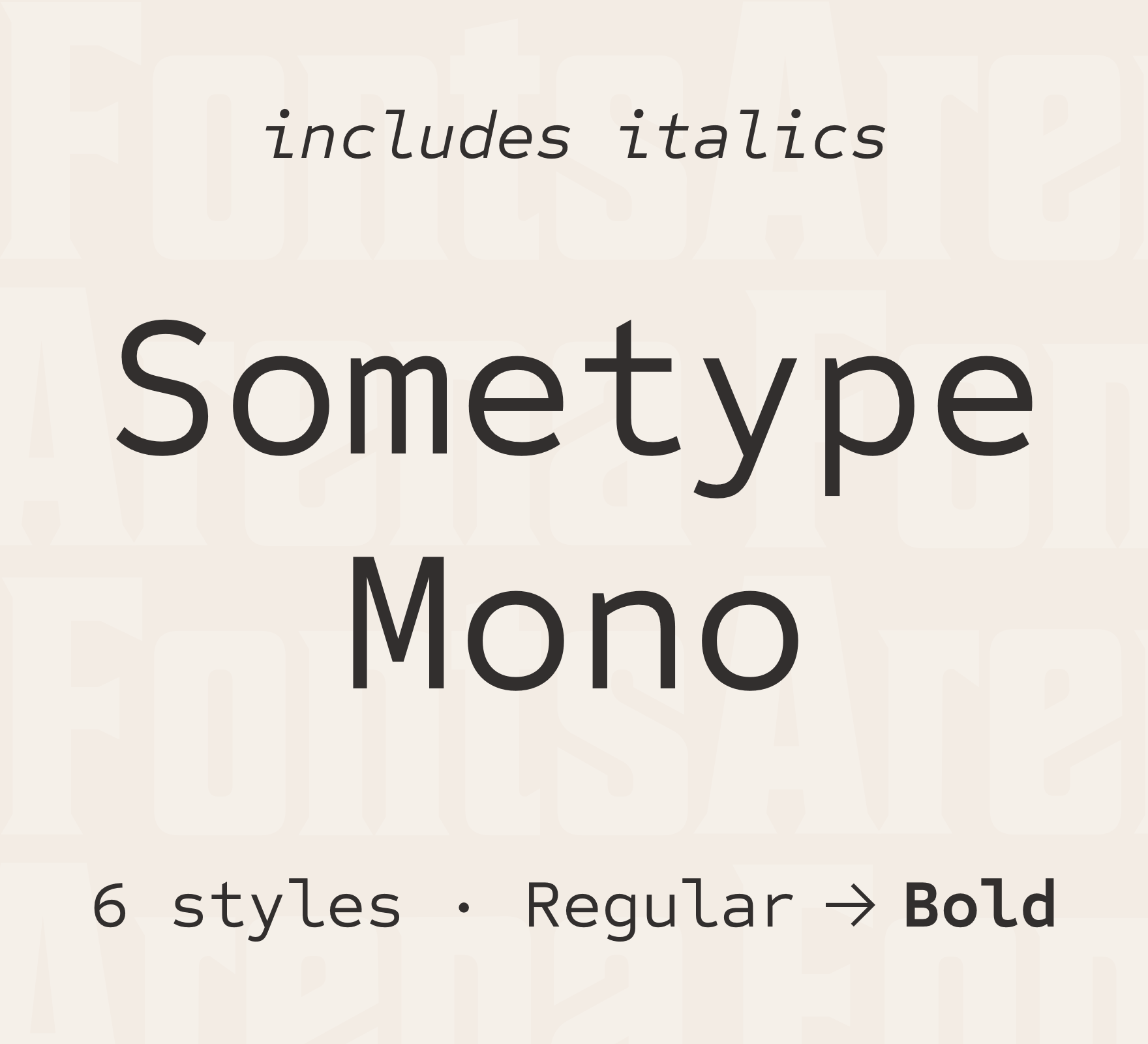 Sometype Mono