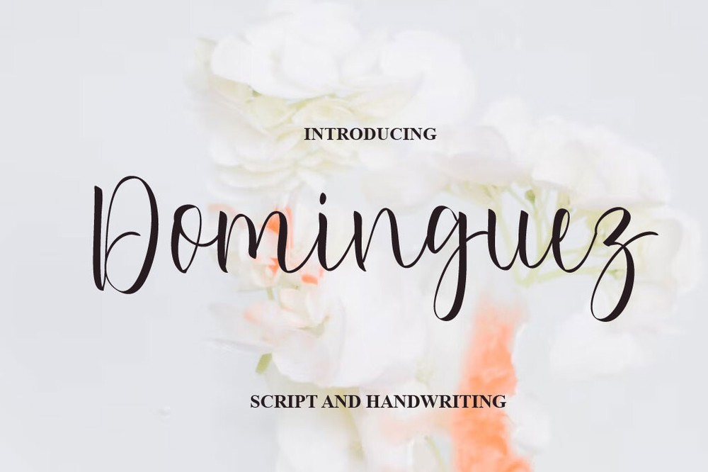 Dominguez font | free download for WEB