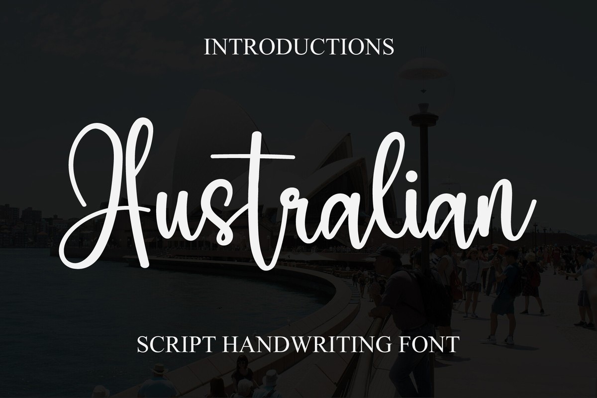 Australian font | free download for WEB