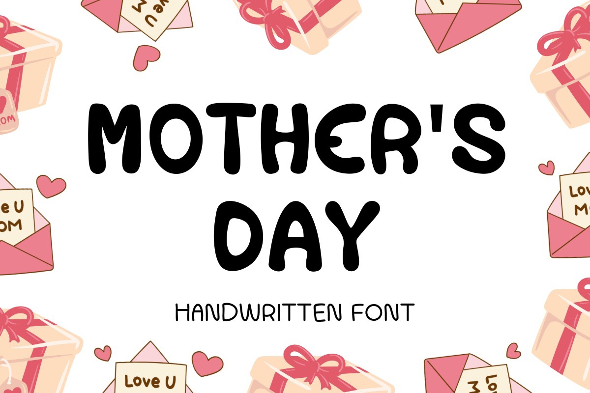 Mother's Day font | free download for WEB