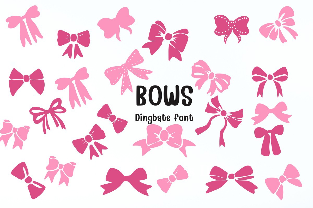 Bows font | free download for WEB