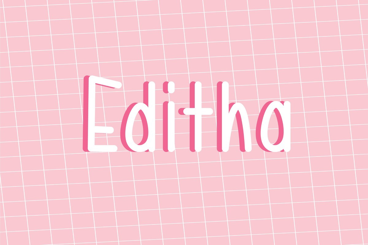 Editha font | free download for WEB