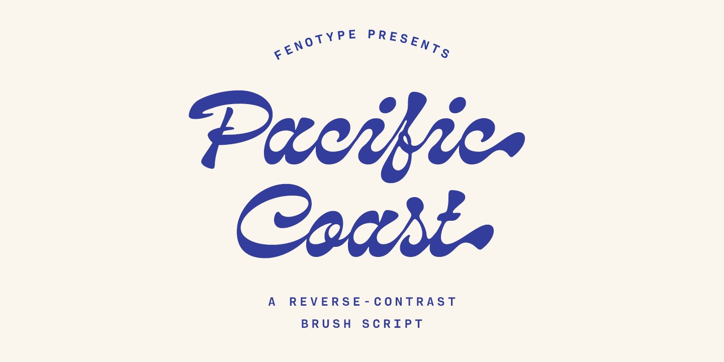 Pacific Coast font | free download for WEB