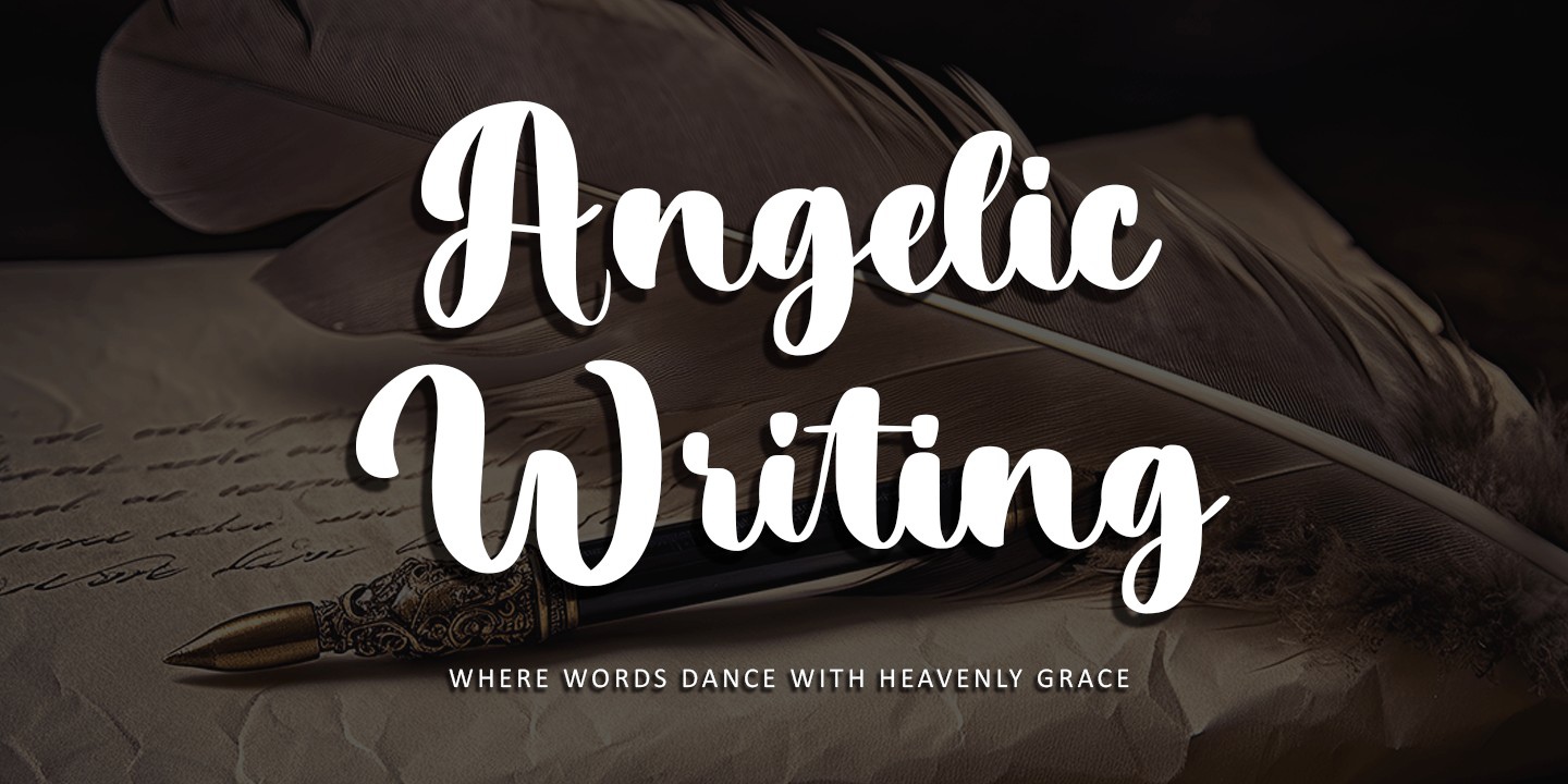 Angelic Writing font | free download for WEB