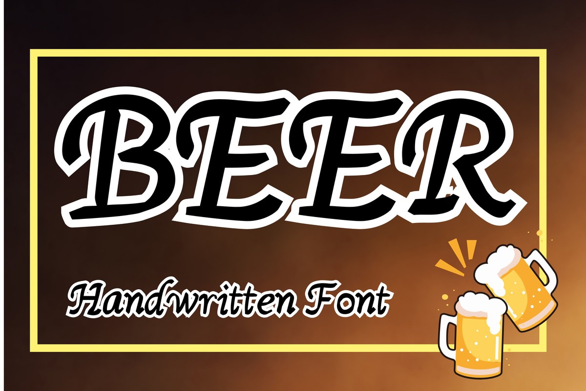 Beer font | free download for WEB