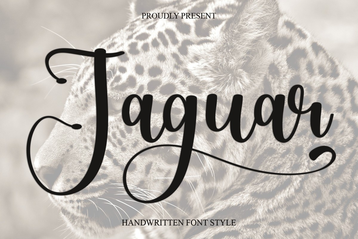 Jaguar font | free download for WEB