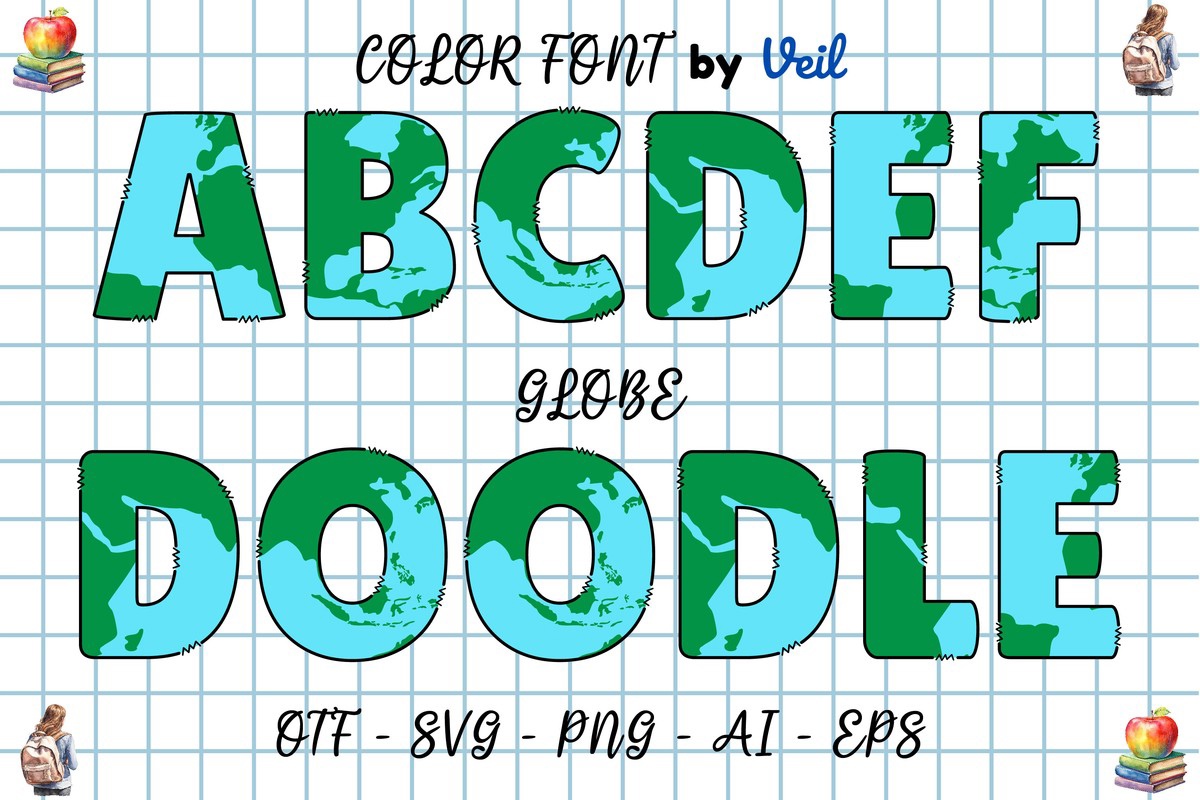 Globe font | free download for WEB